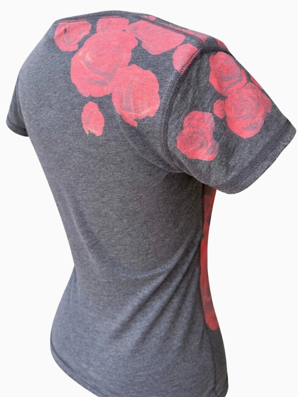 💋 Lucky Brand Virgin Mary Rose Graphic Tee | XS | Soft | Rare Graphic - Picture 5 of 6